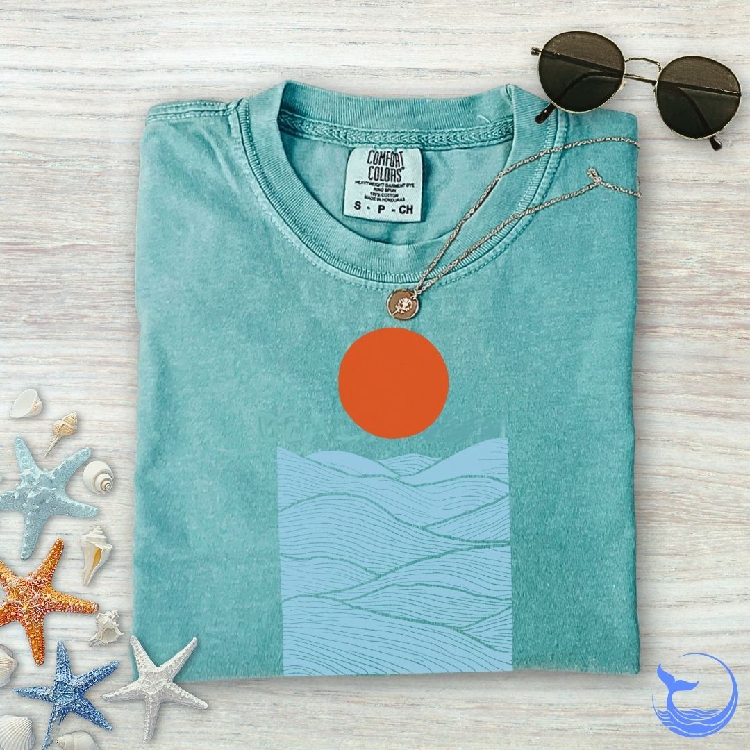 Red Sunset Comfort Colors T-Shirt