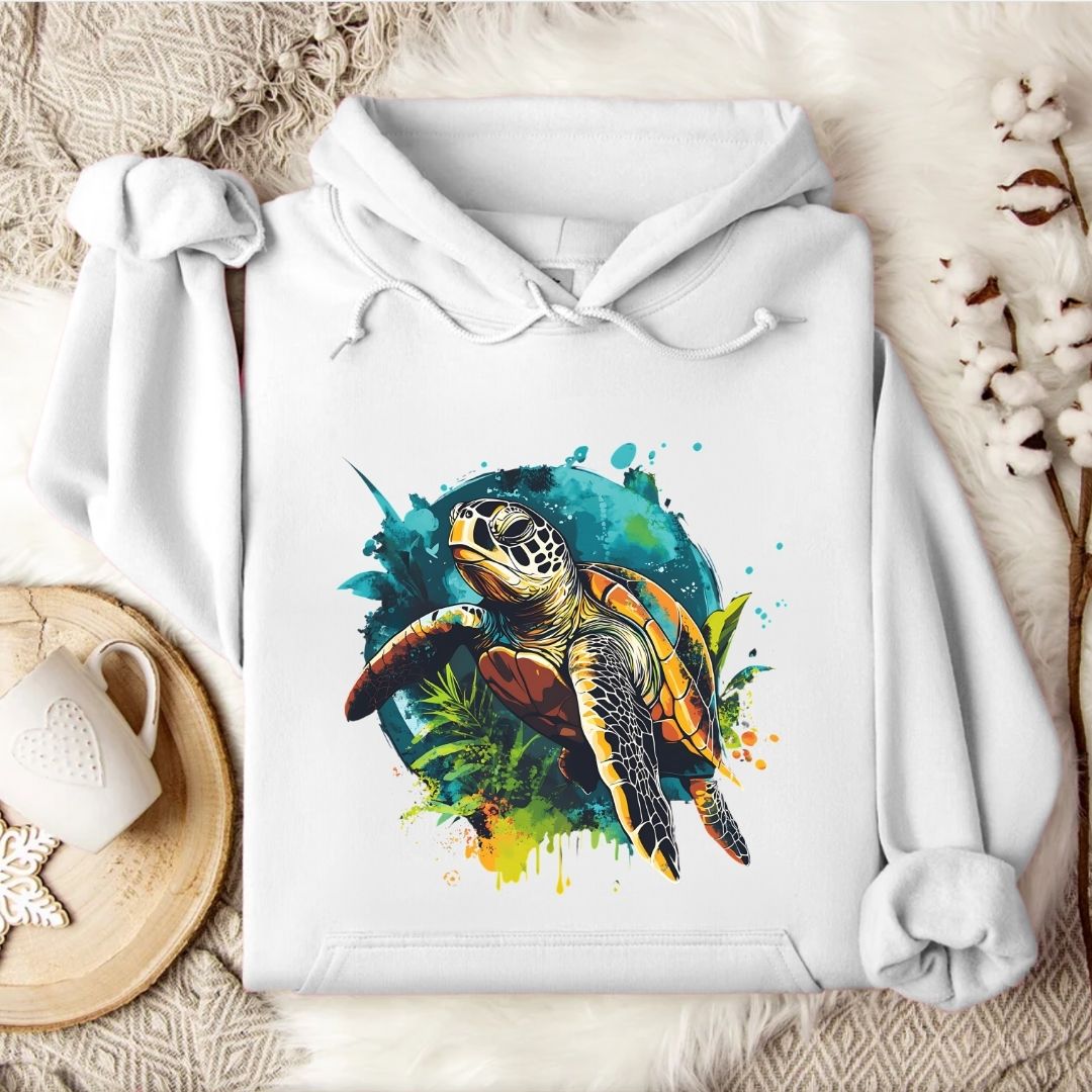 Swimming Turtle Hoodie
