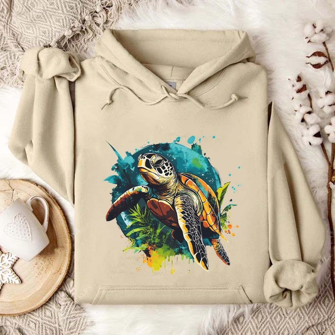 Swimming Turtle Hoodie