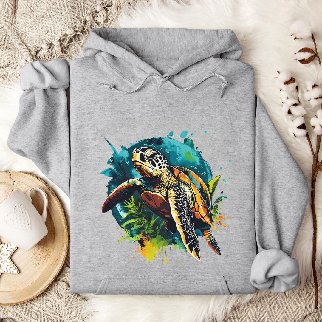 Swimming Turtle Hoodie