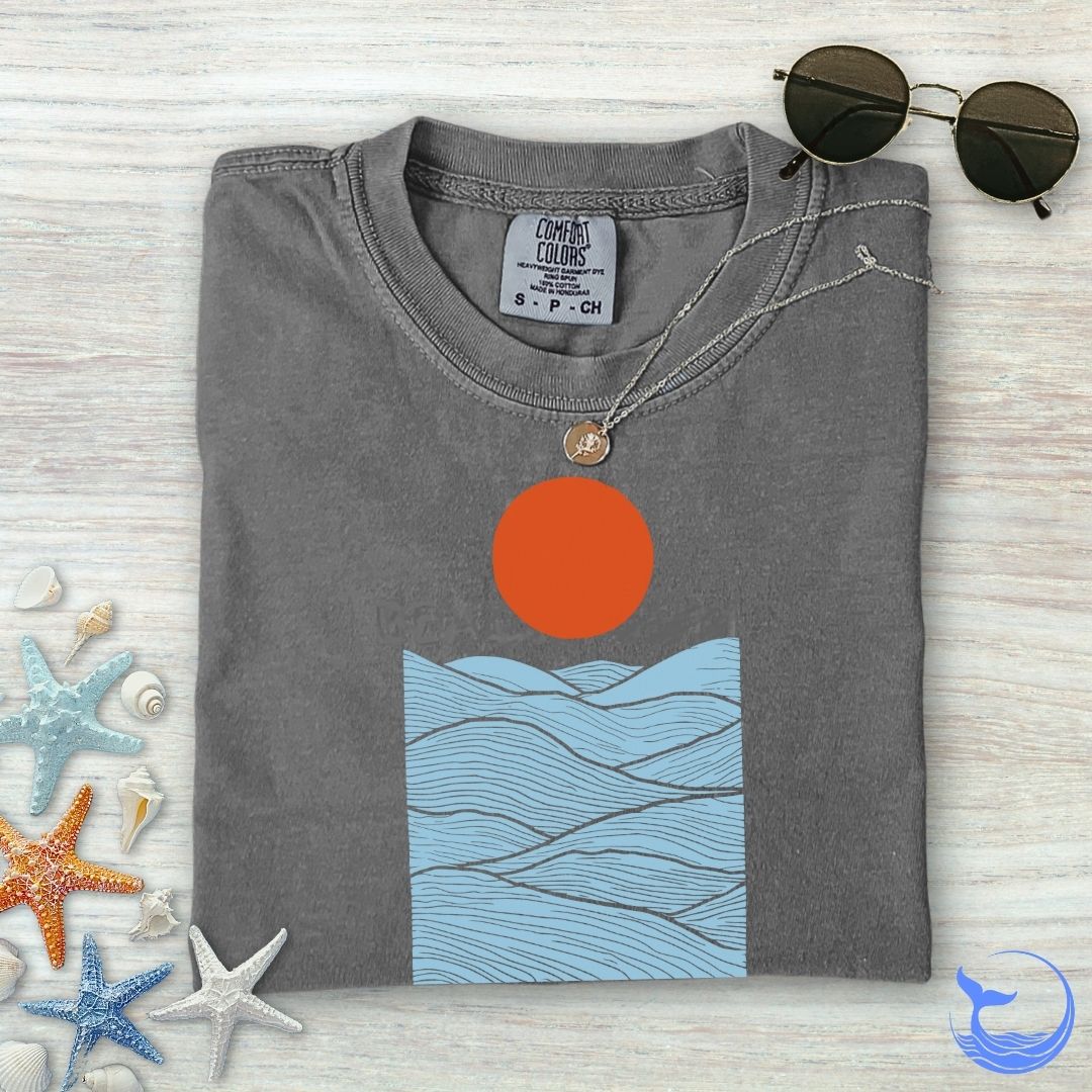 Red Sunset Comfort Colors T-Shirt