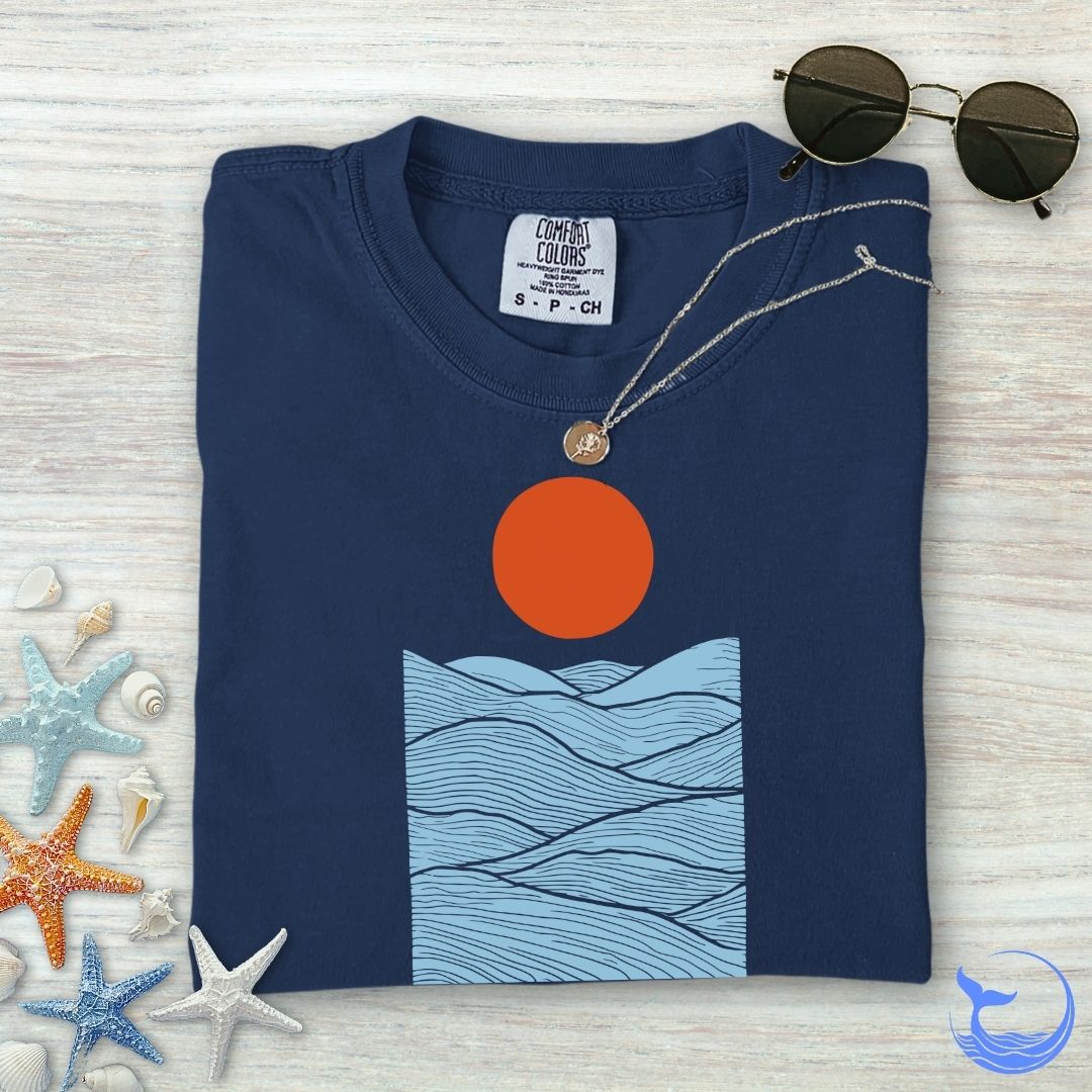 Red Sunset Comfort Colors T-Shirt