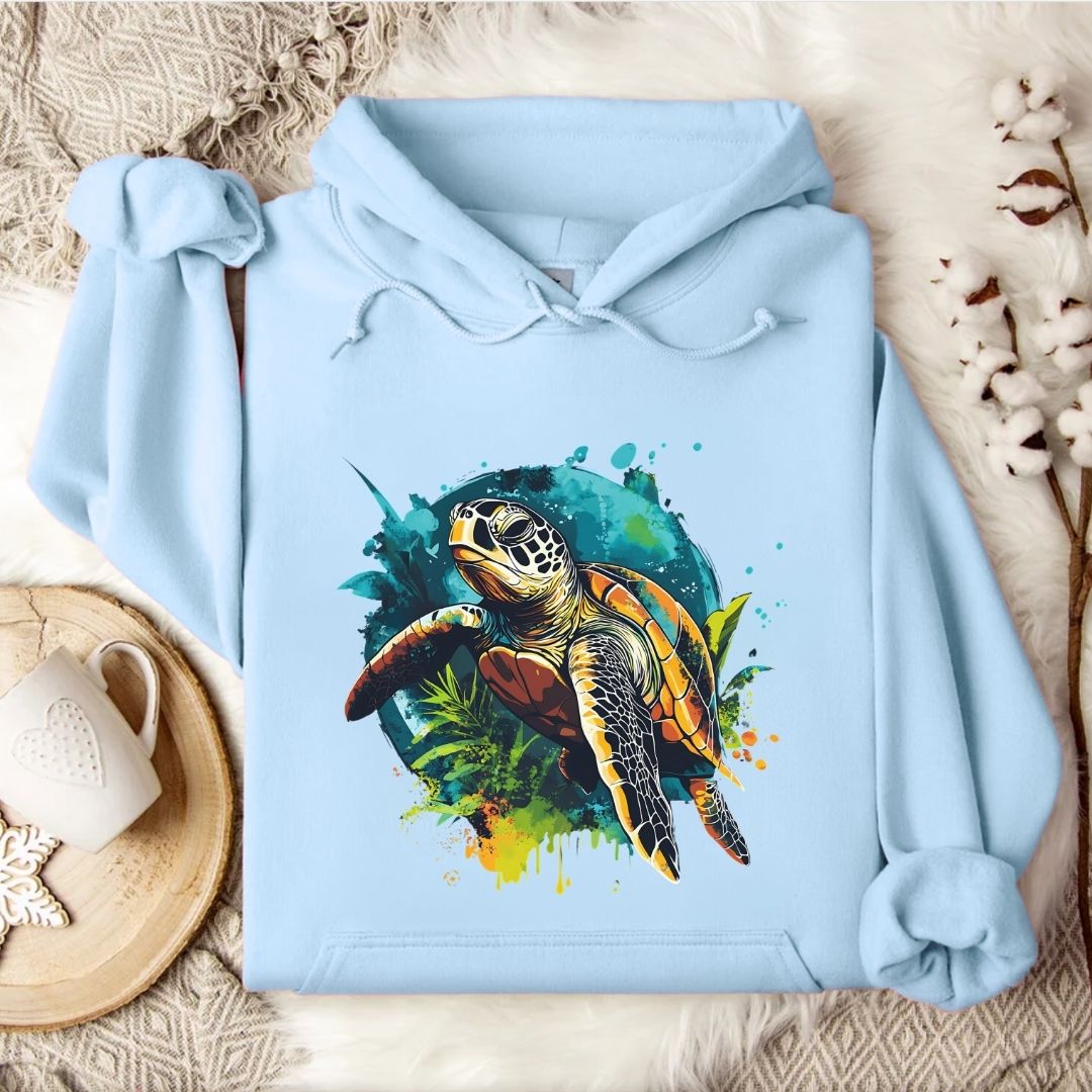 Swimming Turtle Hoodie