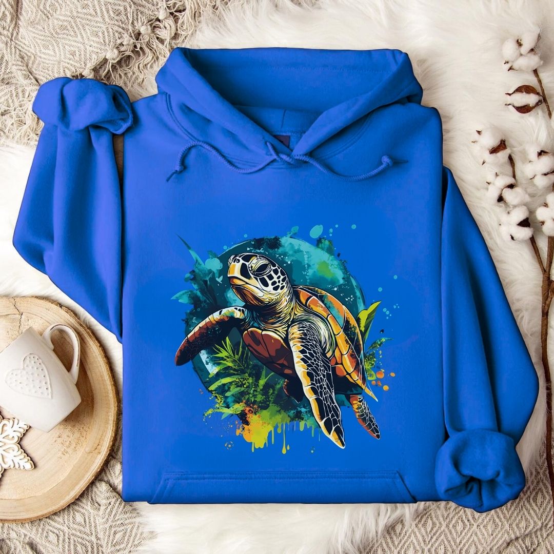 Swimming Turtle Hoodie