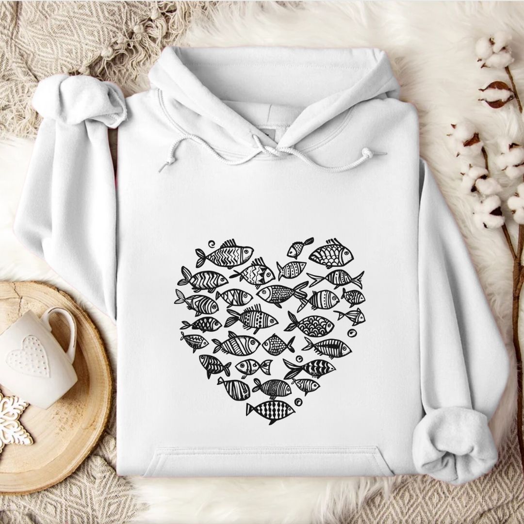 Heart Of Fish Hoodie