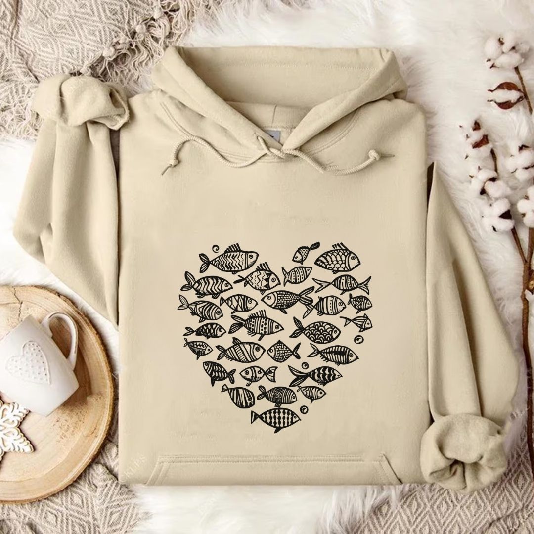 Heart Of Fish Hoodie