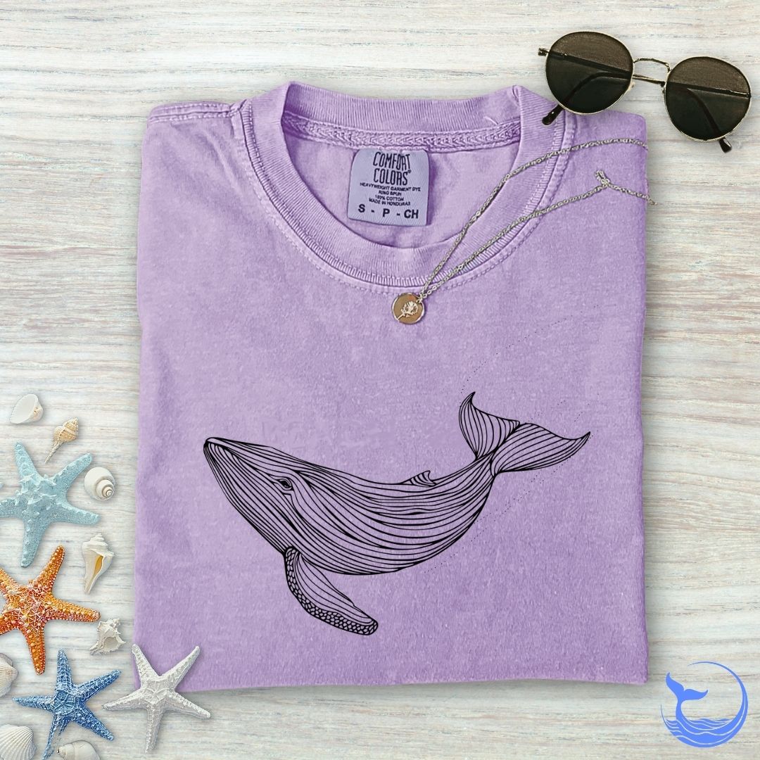 Whale Comfort Colors T-Shirt