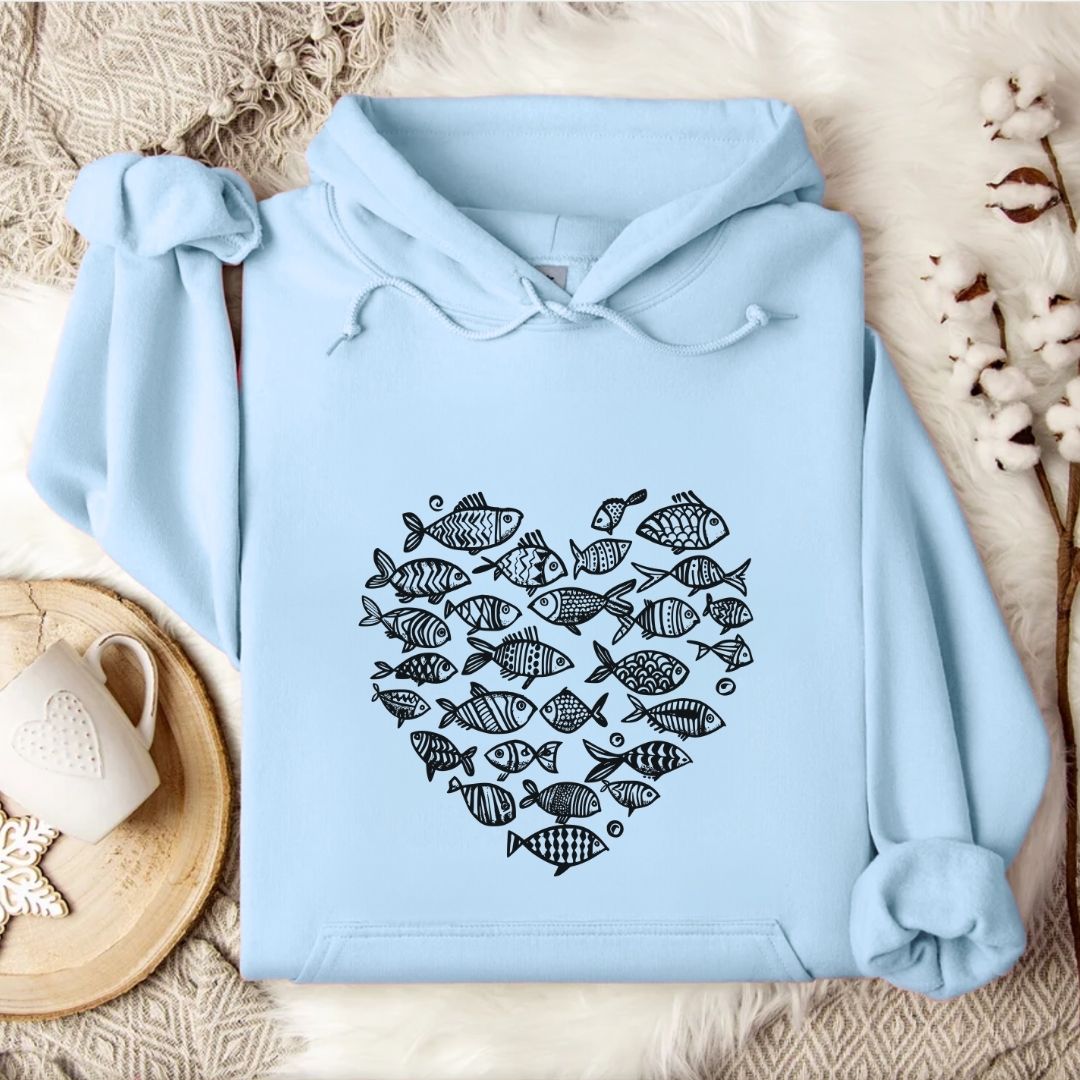 Heart Of Fish Hoodie