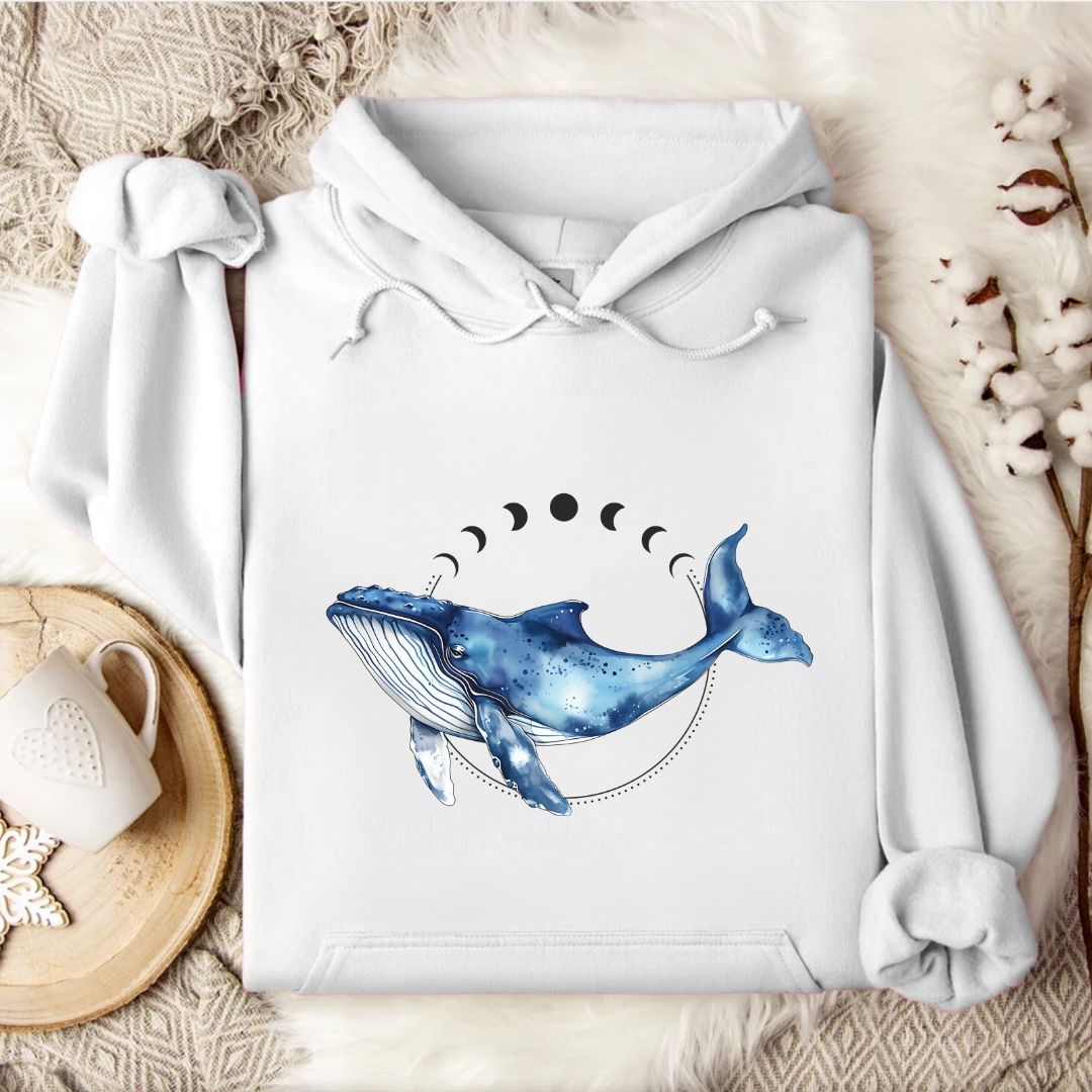 Whale & Moon Hoodie