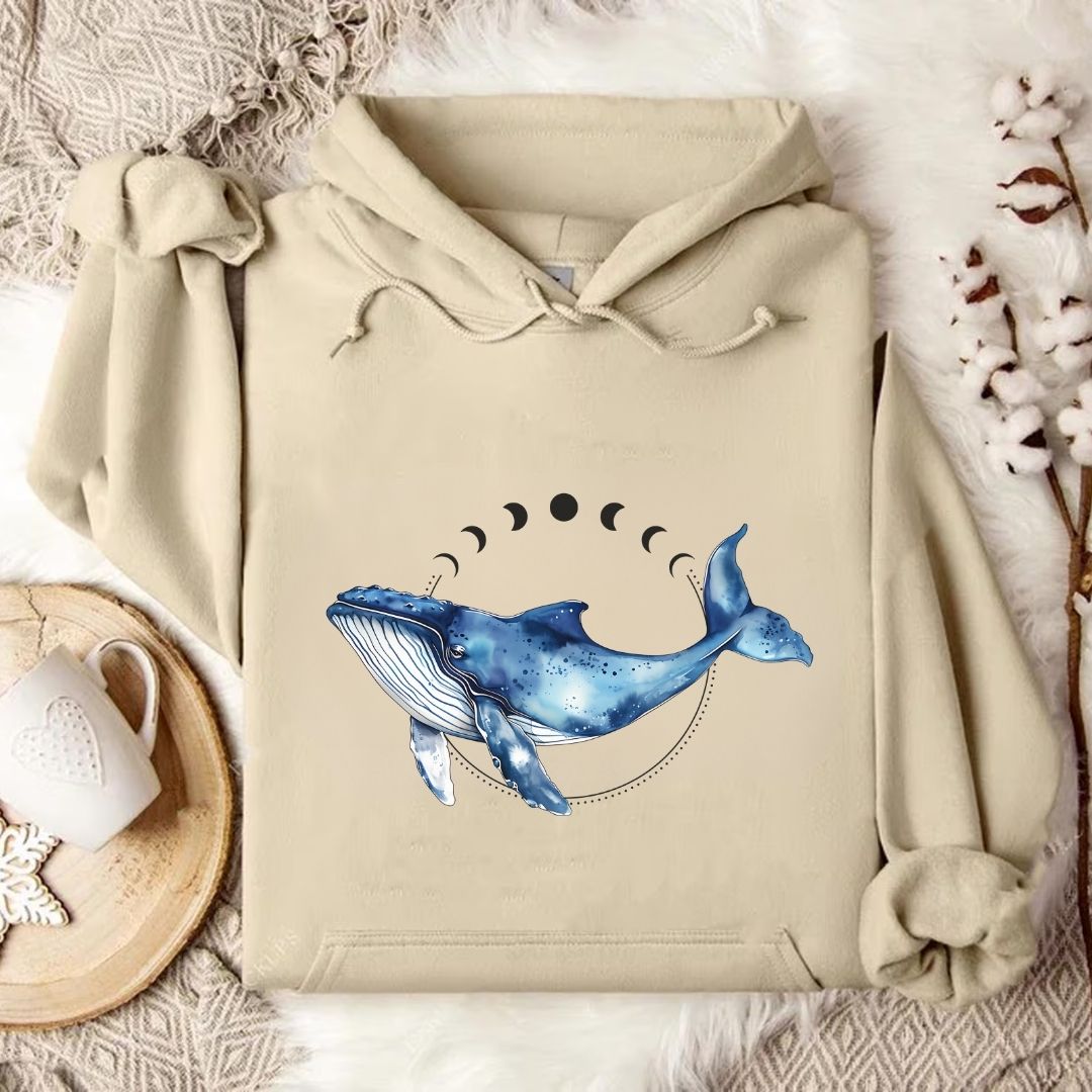 Whale & Moon Hoodie