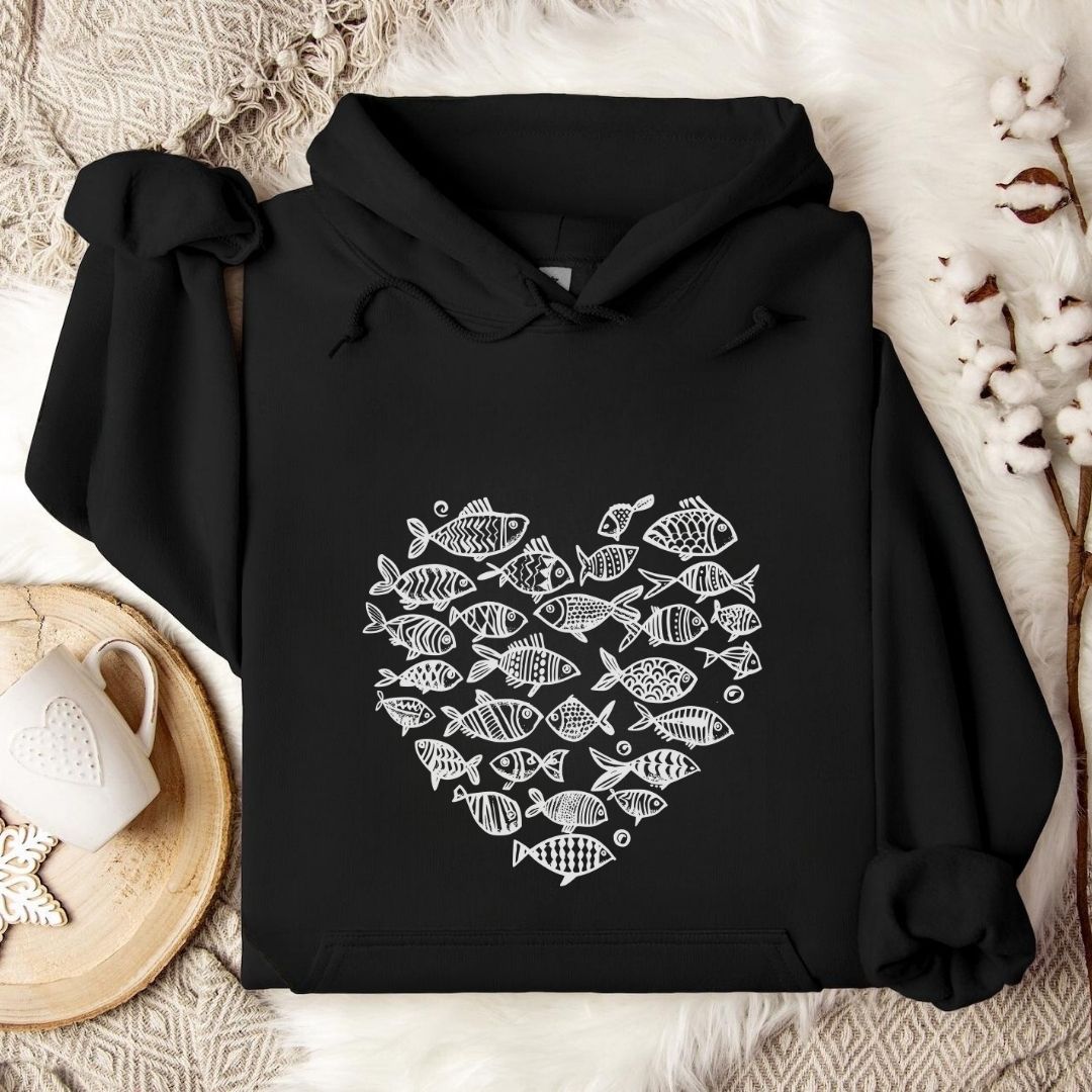Heart Of Fish Hoodie