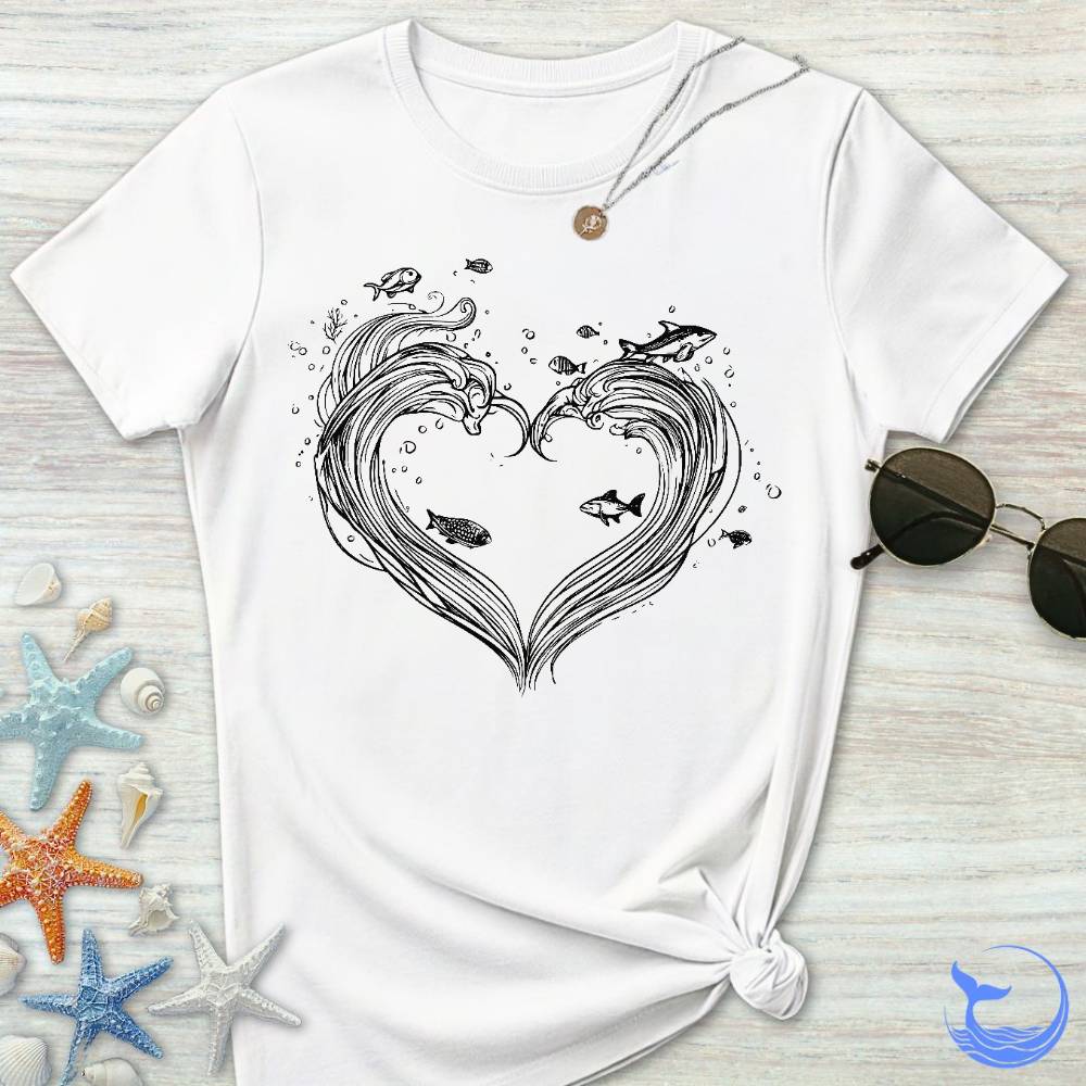 Heart Waves Women's T-Shirt