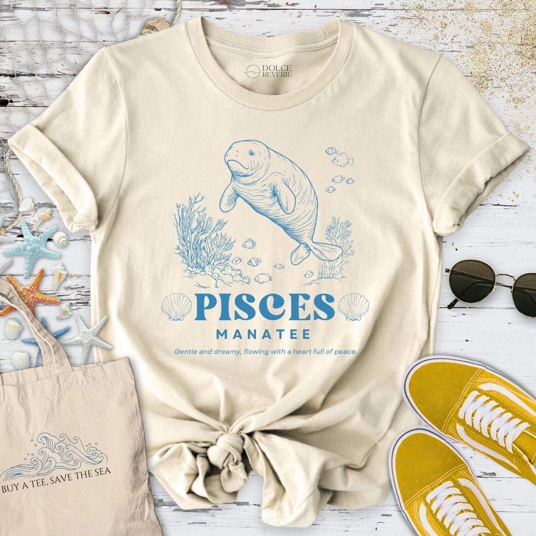Pisces Manatee T-Shirt