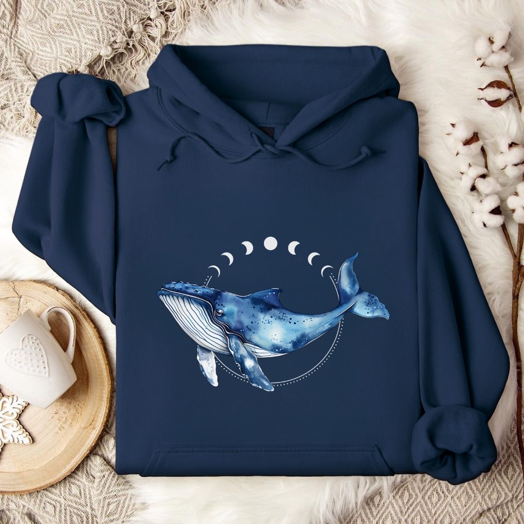 Whale & Moon Hoodie