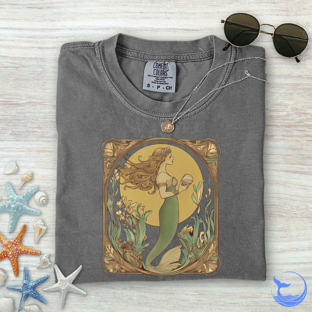 Golden Mermaid Comfort Colors T-Shirt