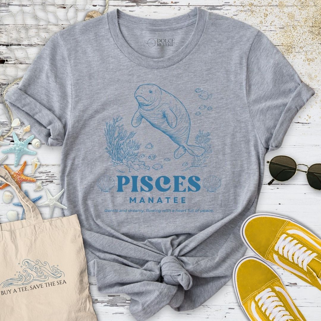 Pisces Manatee T-Shirt