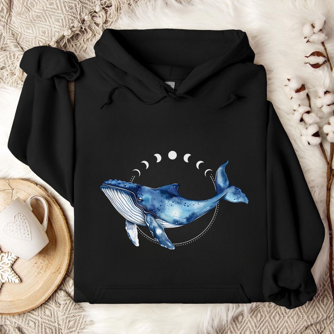 Whale & Moon Hoodie