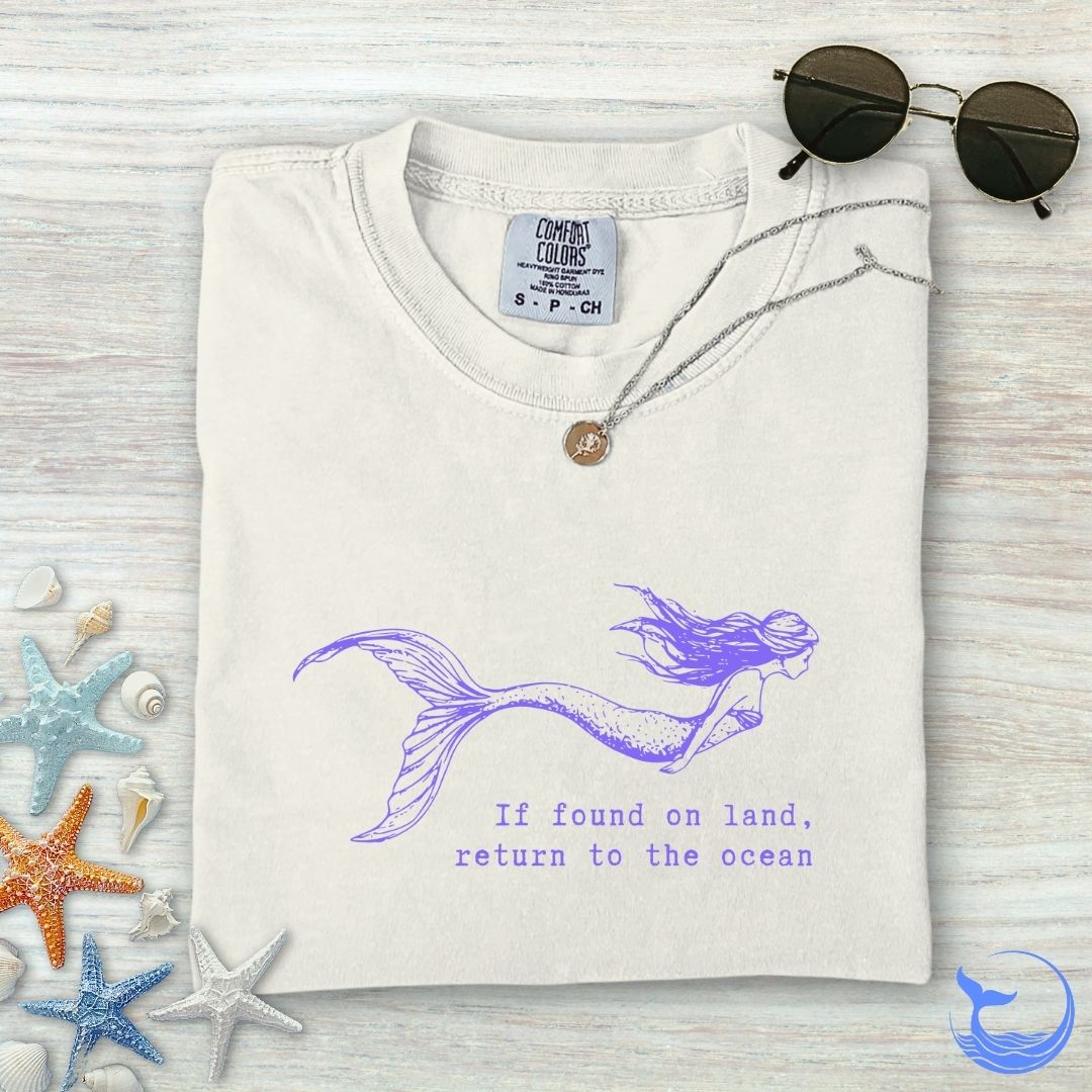 Return To Ocean Mermaid Comfort Colors T-Shirt