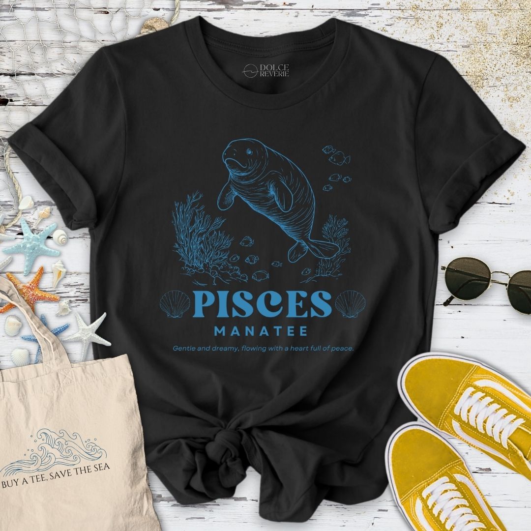 Pisces Manatee T-Shirt