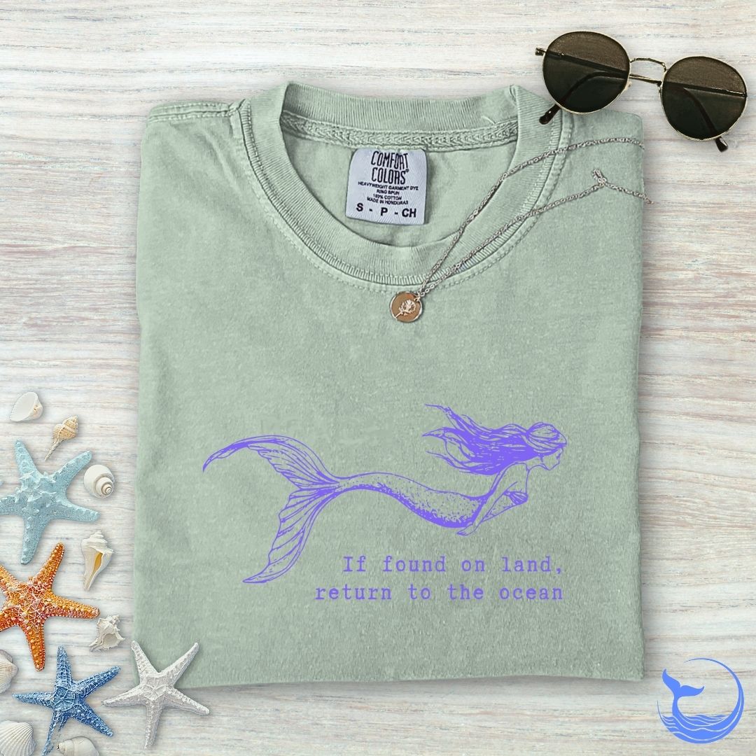 Return To Ocean Mermaid Comfort Colors T-Shirt