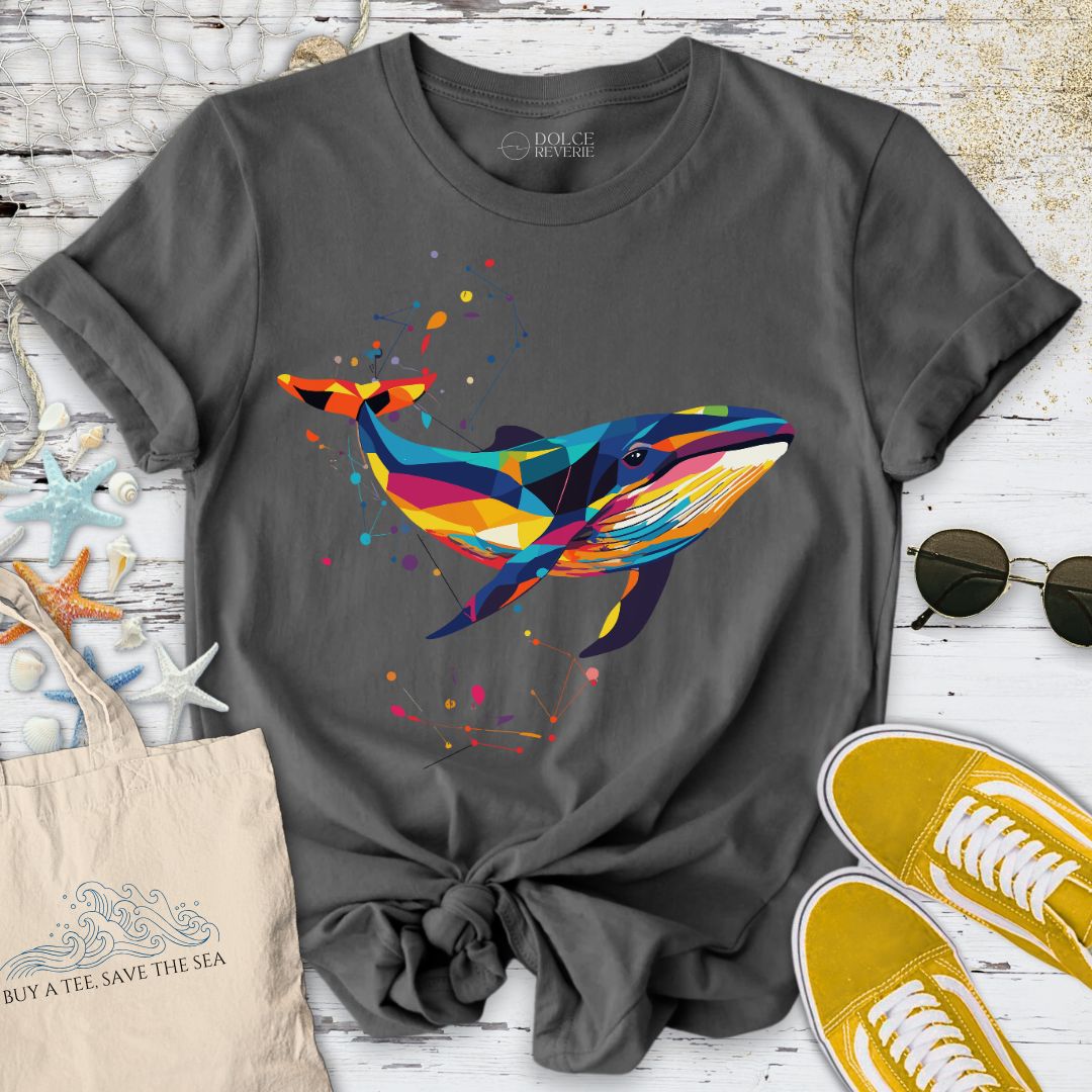 Geometric Whale T-Shirt