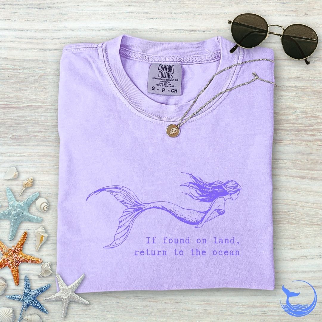 Return To Ocean Mermaid Comfort Colors T-Shirt