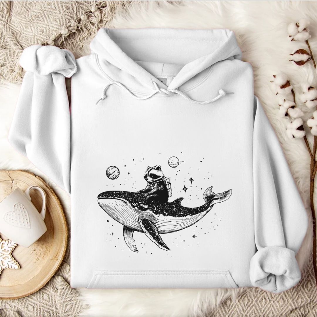 Whale Rider, Raccoon Hoodie