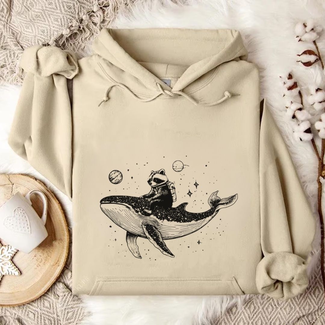 Whale Rider, Raccoon Hoodie