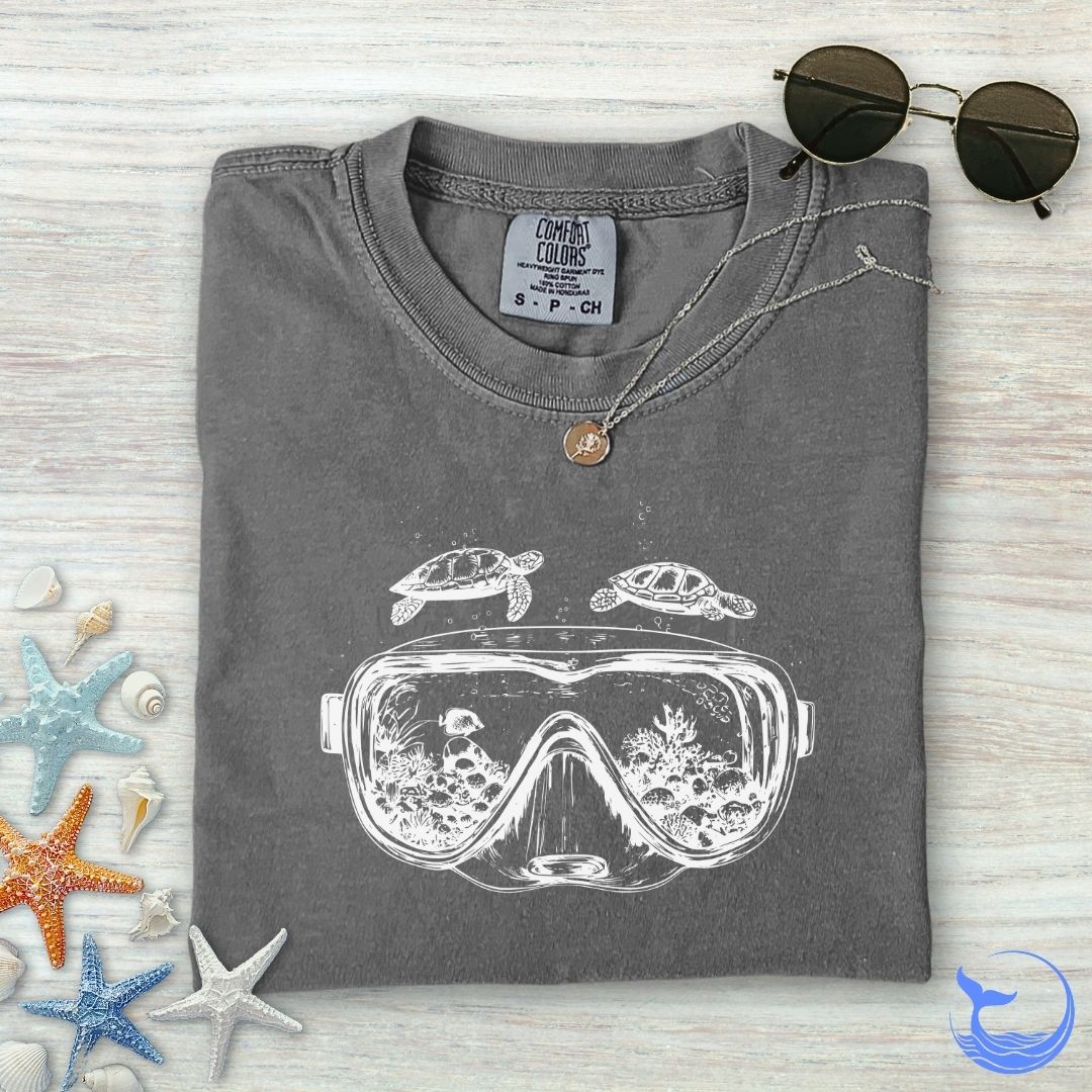 Scuba Diving Mask Comfort Colors T-Shirt