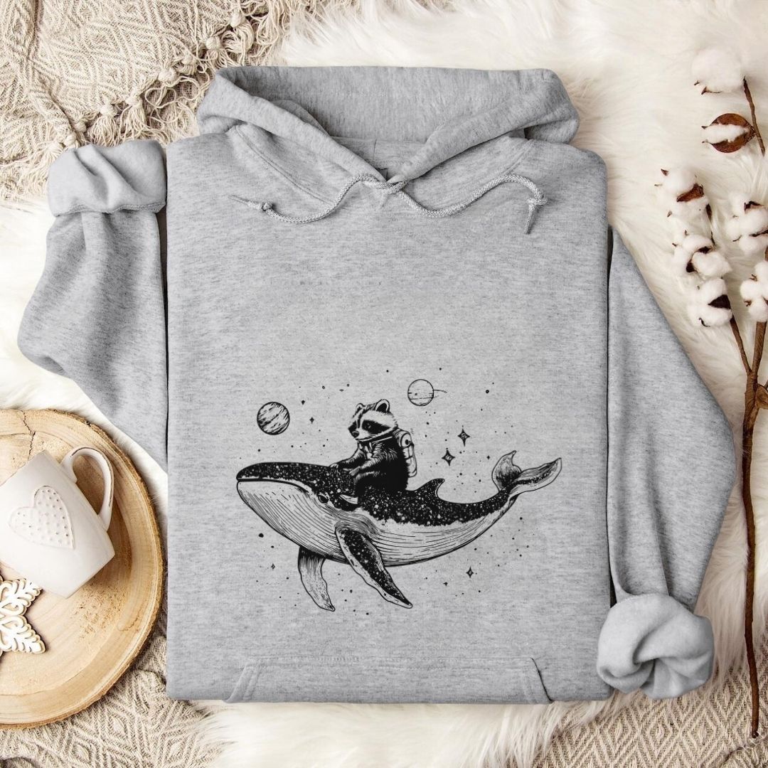 Whale Rider, Raccoon Hoodie