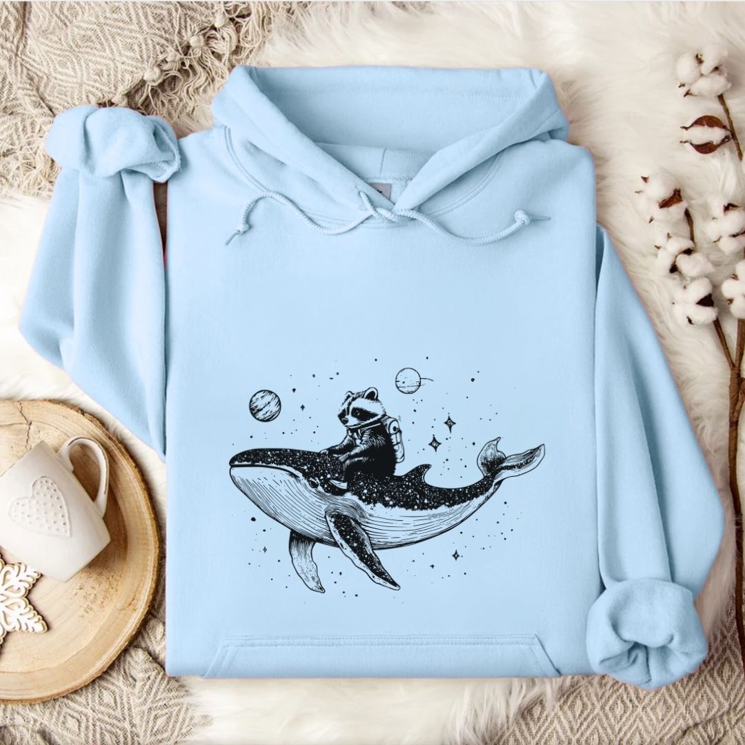 Whale Rider, Raccoon Hoodie