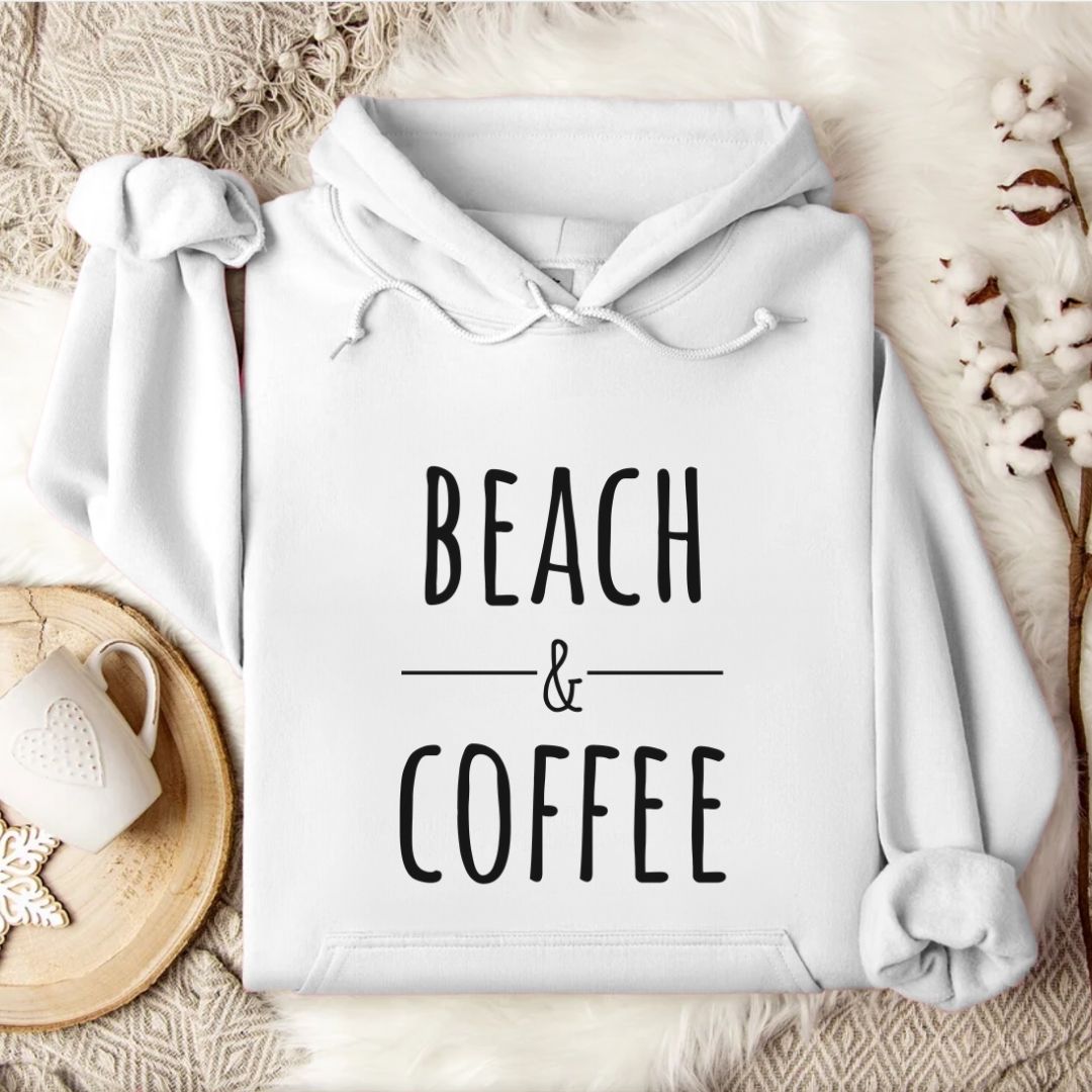 Beach & Coffee Hoodie