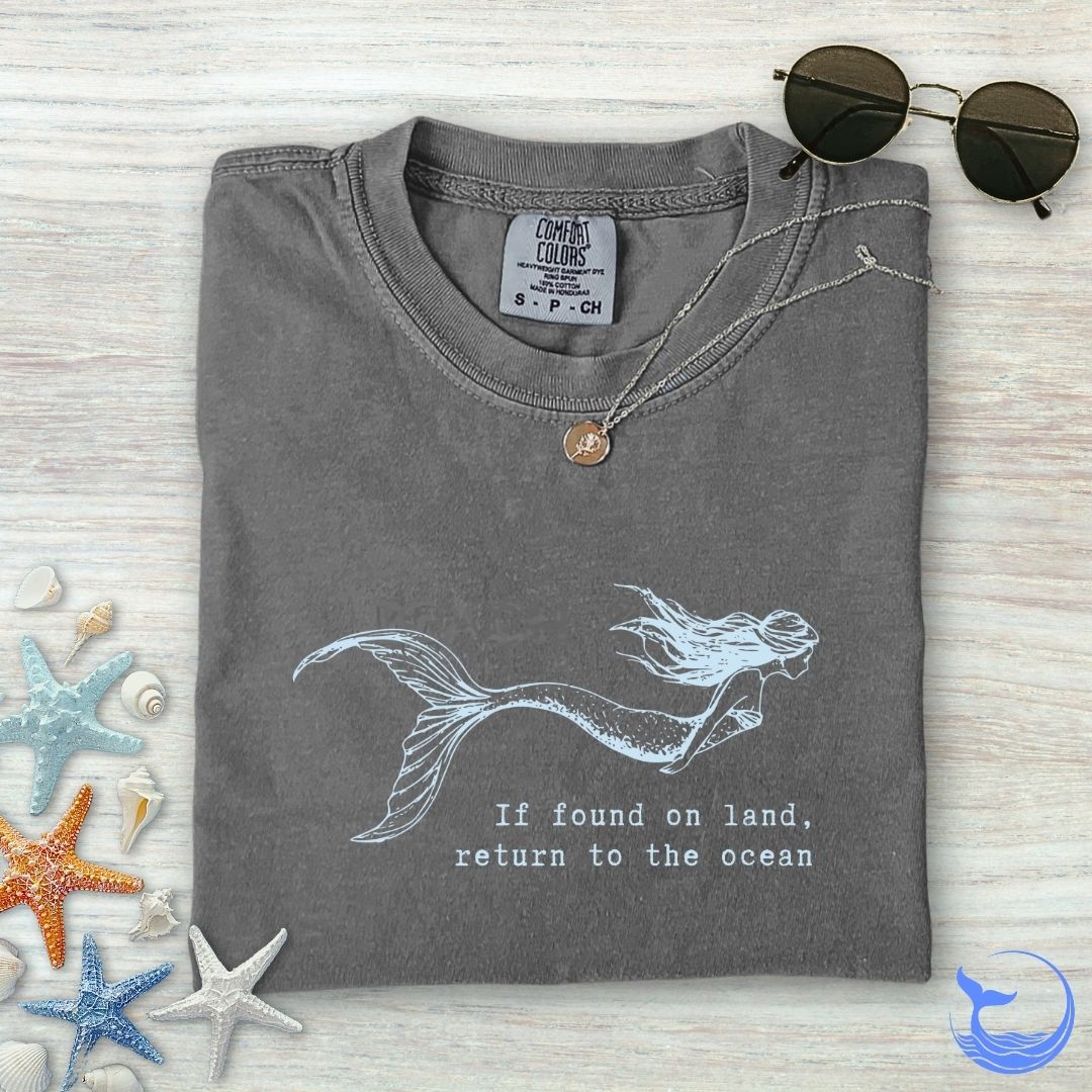 Return To Ocean Mermaid Comfort Colors T-Shirt
