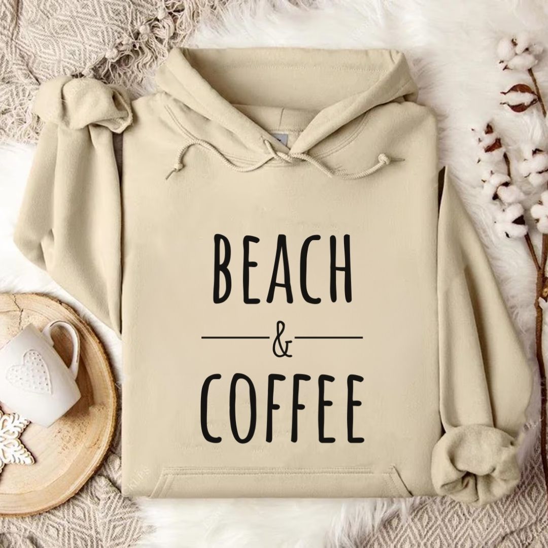 Beach & Coffee Hoodie