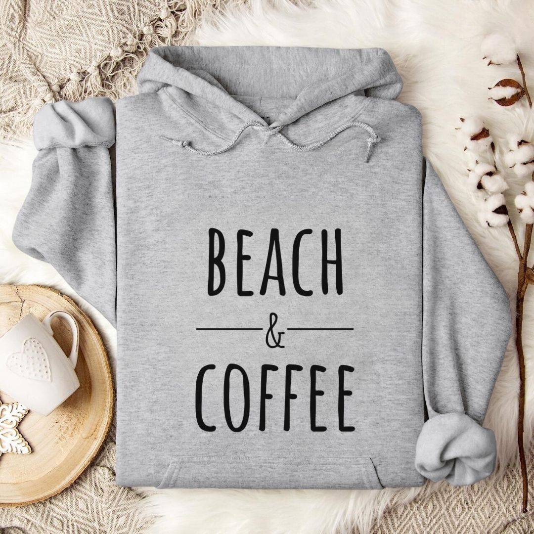 Beach & Coffee Hoodie
