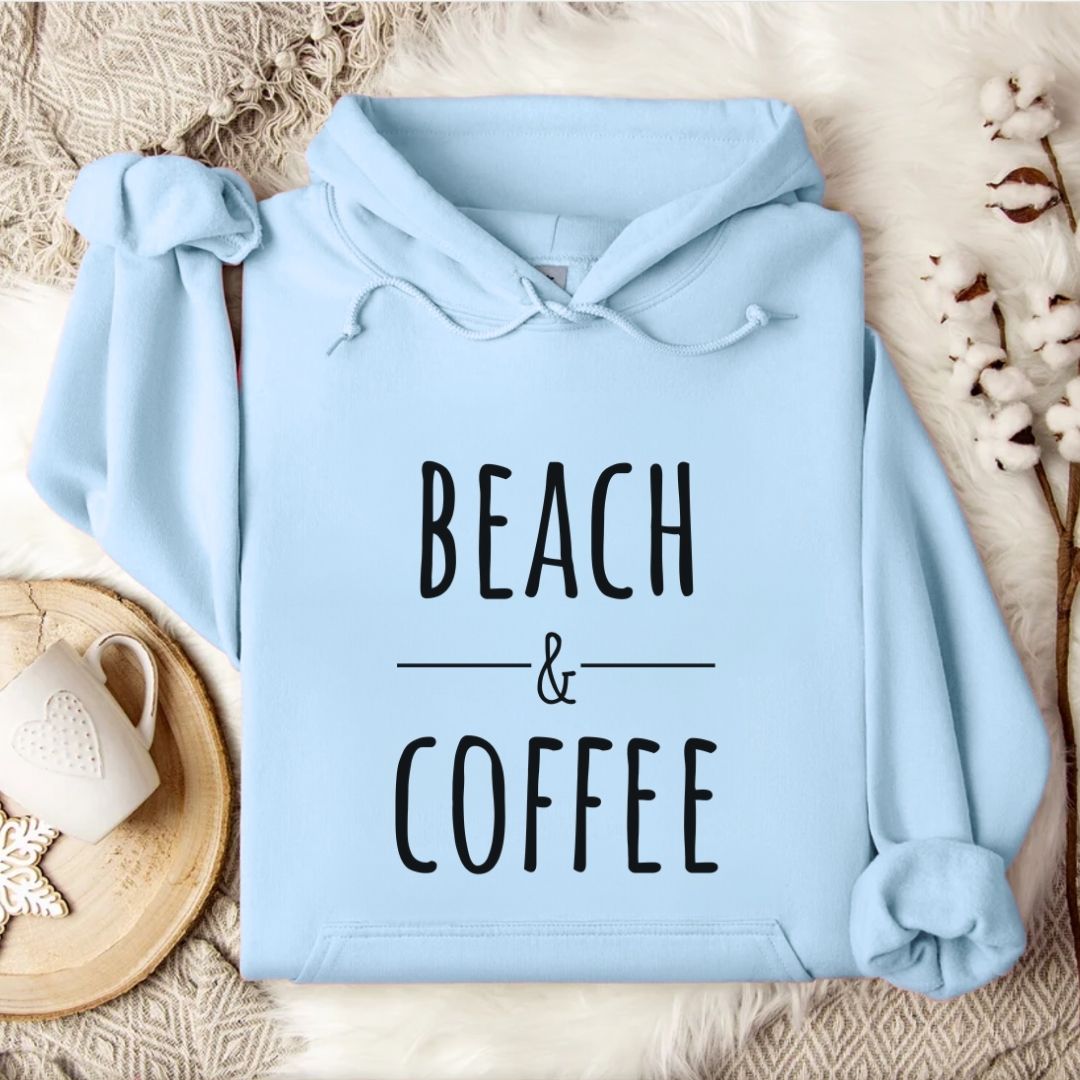 Beach & Coffee Hoodie