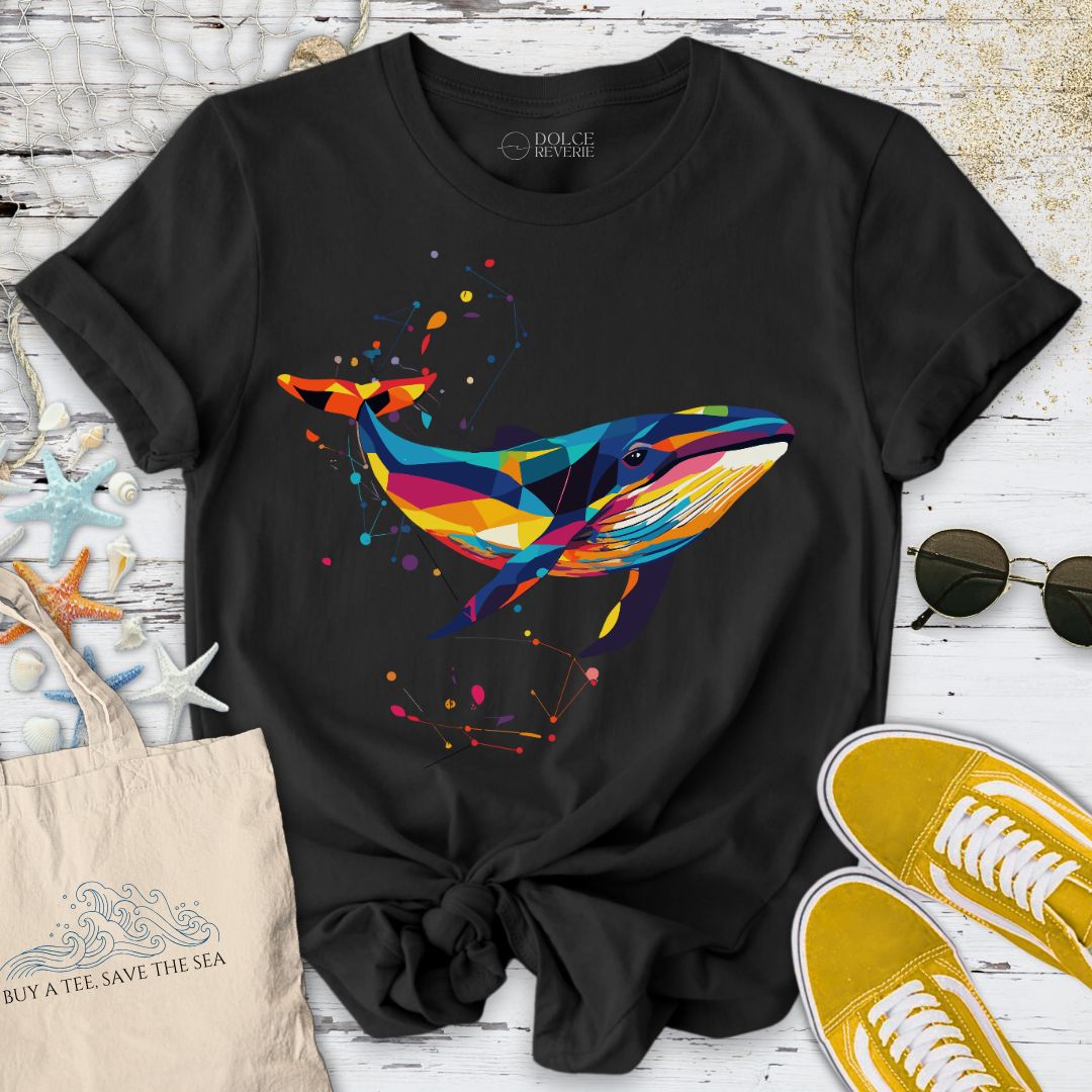 Geometric Whale T-Shirt