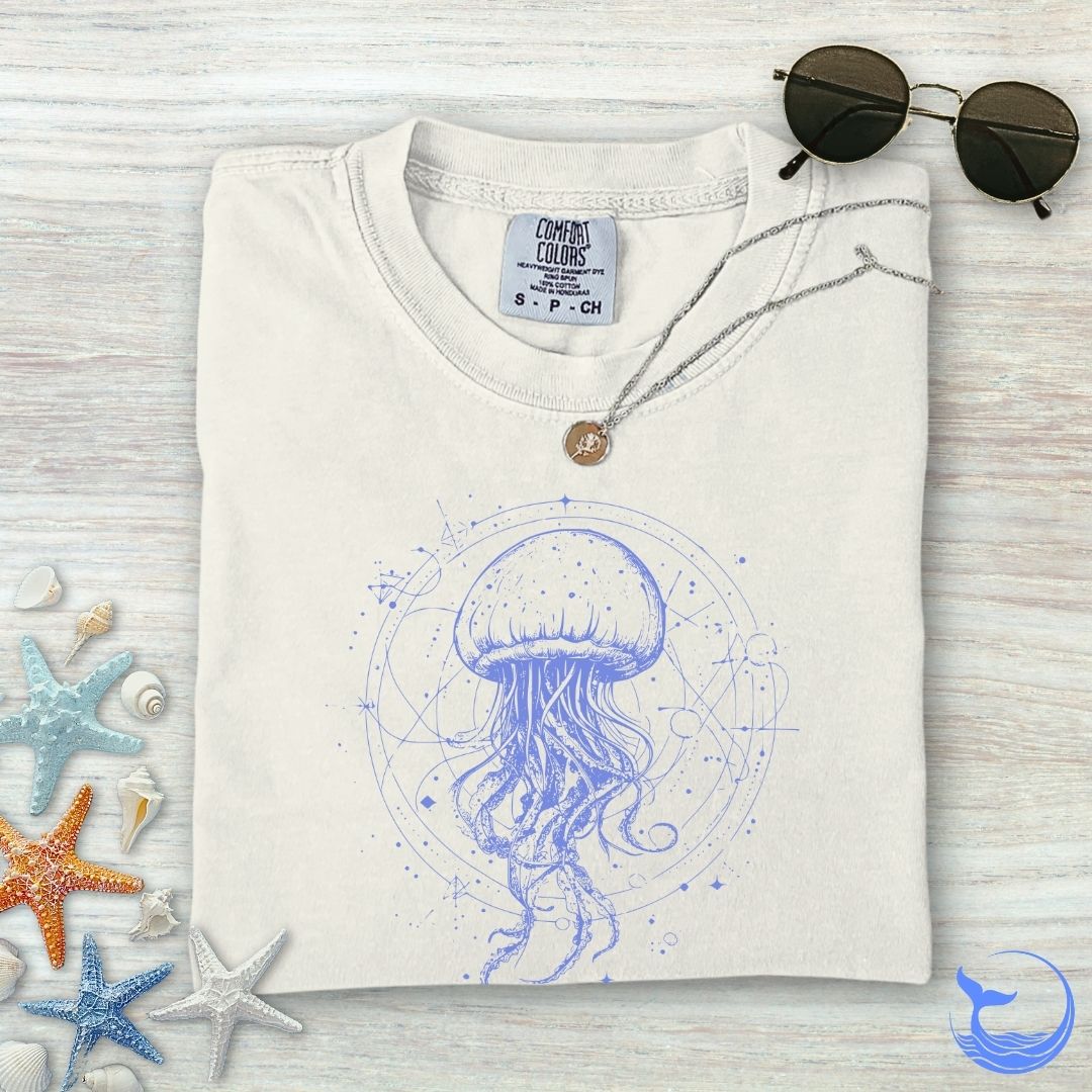 Cosmic Jellysfish Comfort Colors T-Shirt