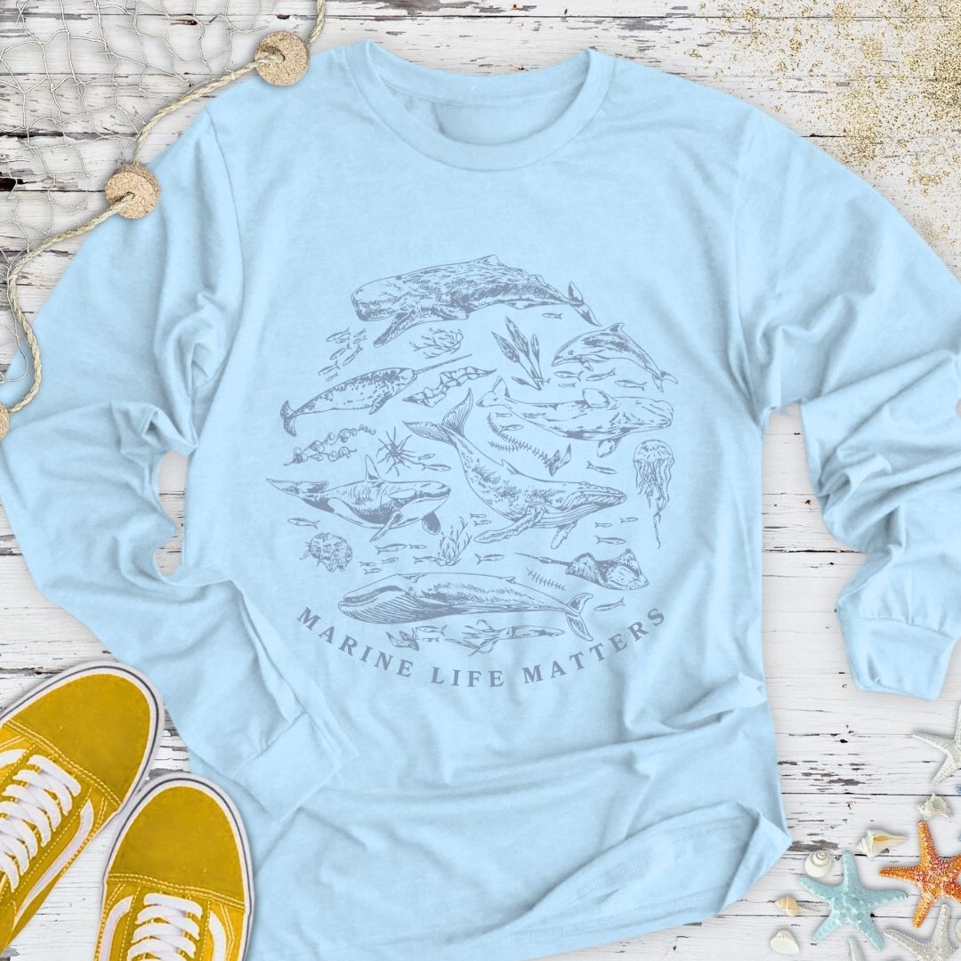 Marine Life Matters Long Sleeve Tee