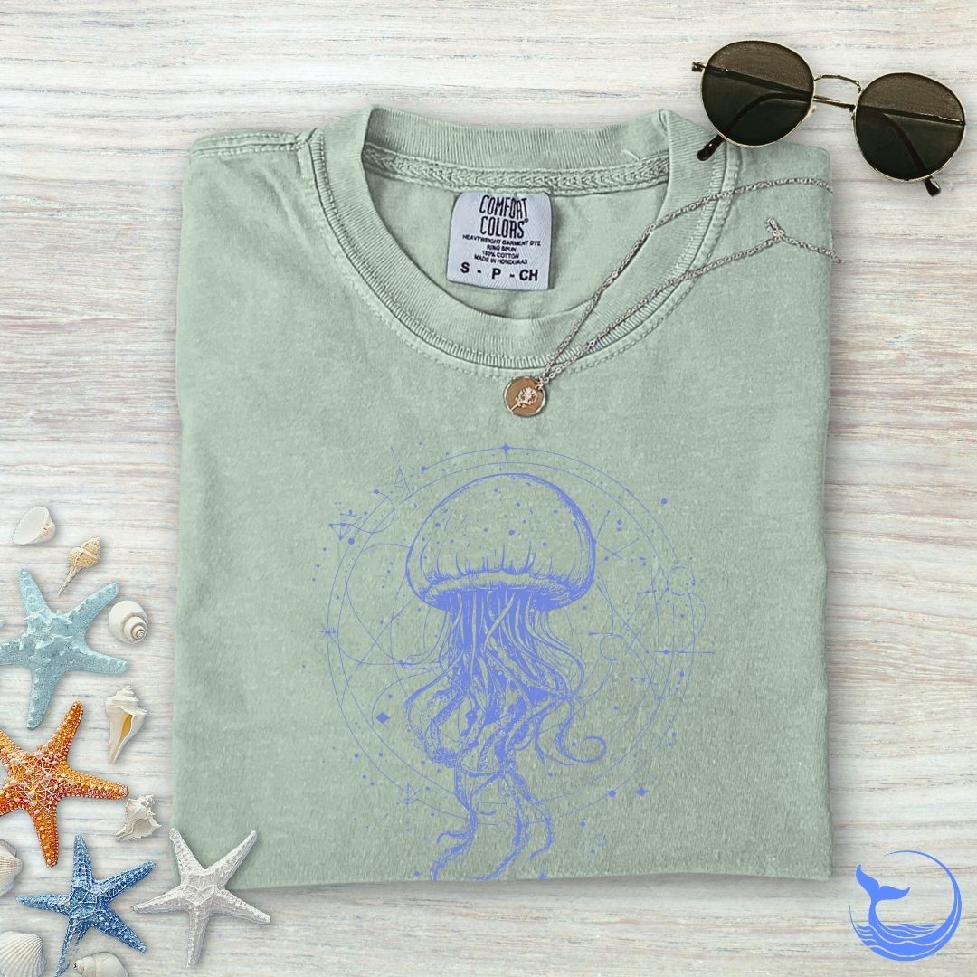 Cosmic Jellysfish Comfort Colors T-Shirt