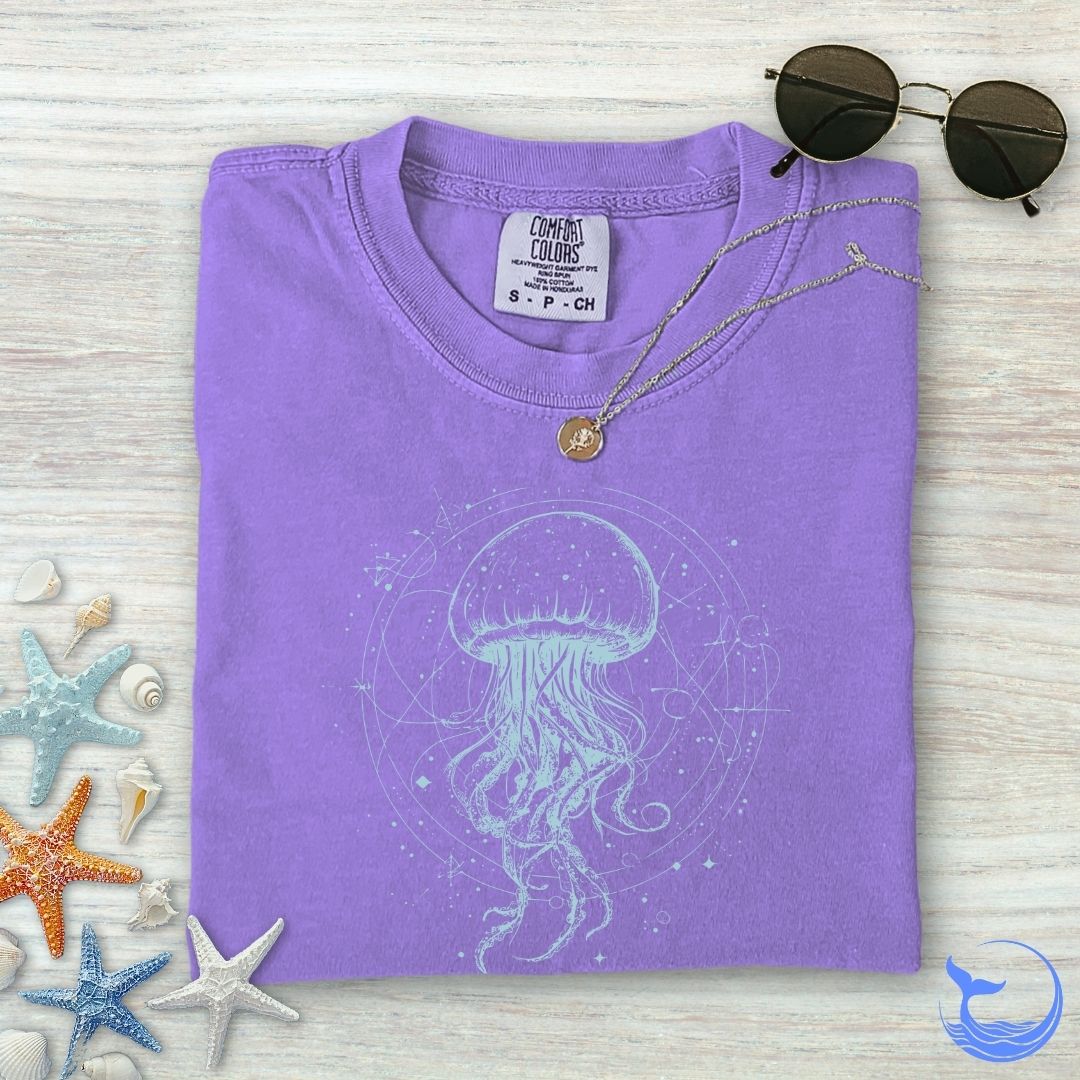 Cosmic Jellysfish Comfort Colors T-Shirt