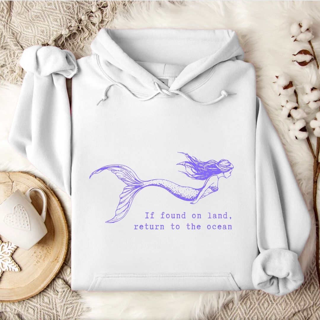 Return To Ocean, Mermaid Hoodie