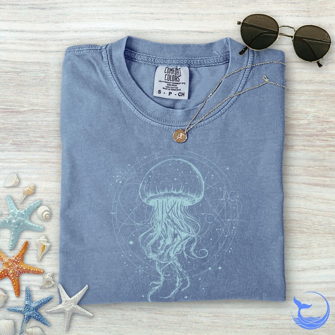 Cosmic Jellysfish Comfort Colors T-Shirt