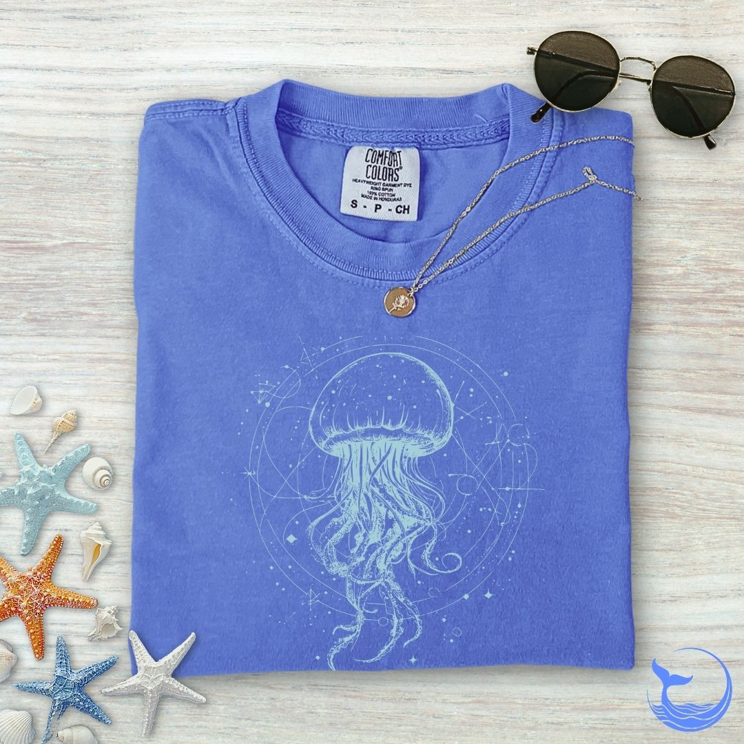 Cosmic Jellysfish Comfort Colors T-Shirt