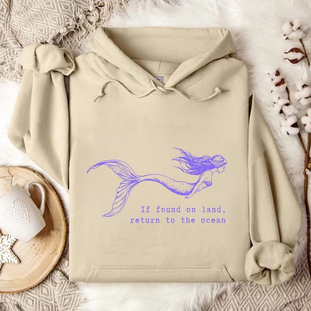 Return To Ocean, Mermaid Hoodie