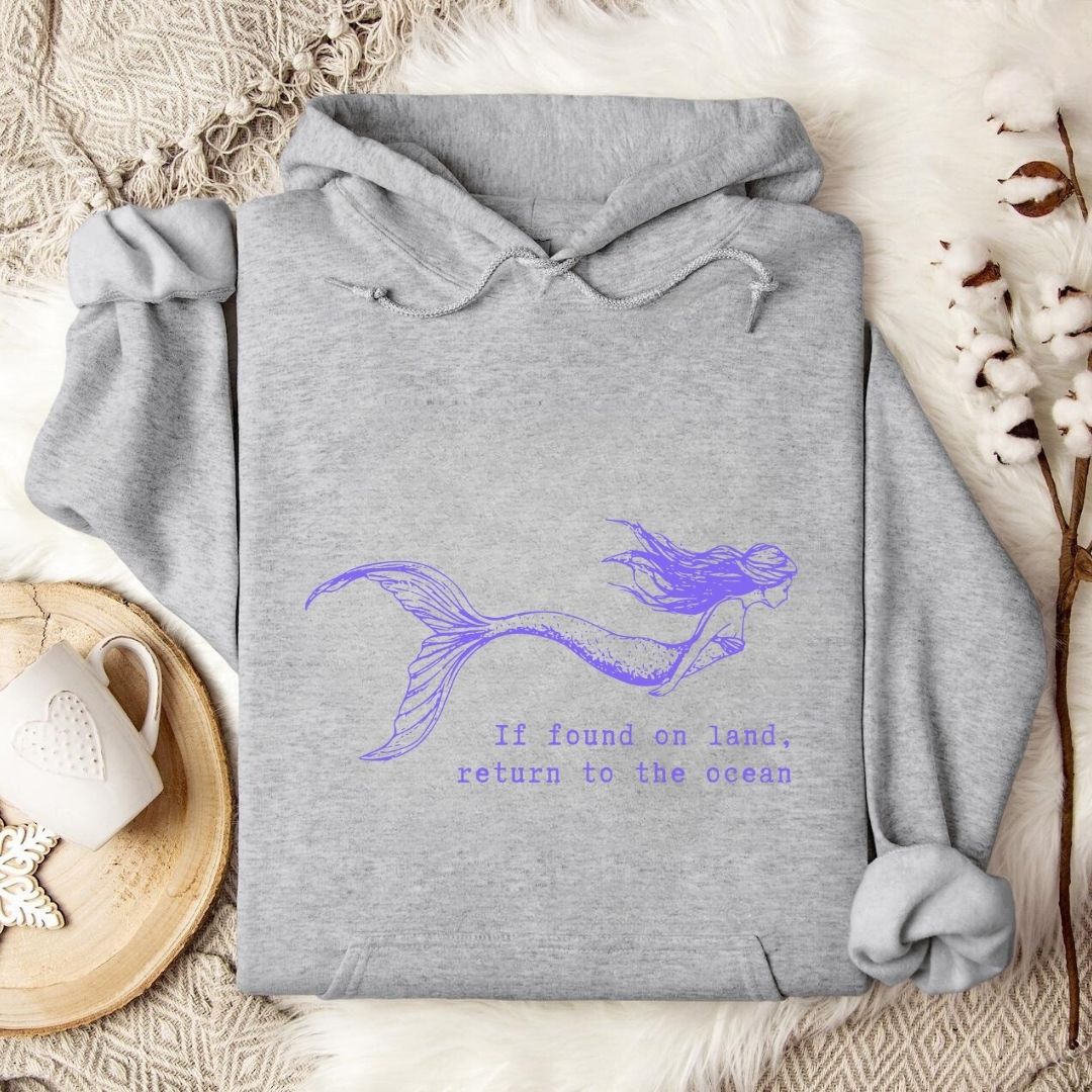 Return To Ocean, Mermaid Hoodie