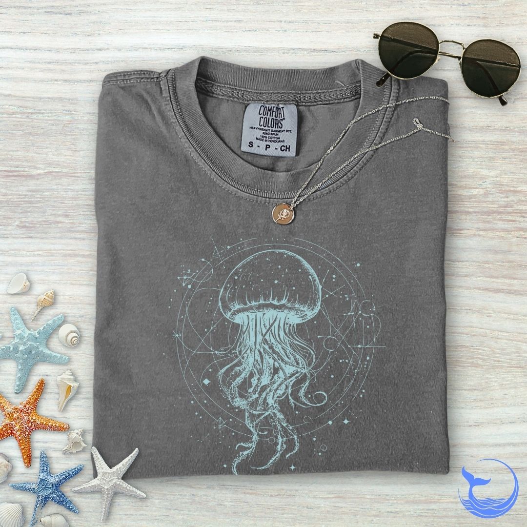 Cosmic Jellysfish Comfort Colors T-Shirt