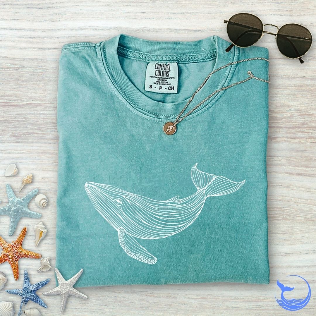 Whale Comfort Colors T-Shirt