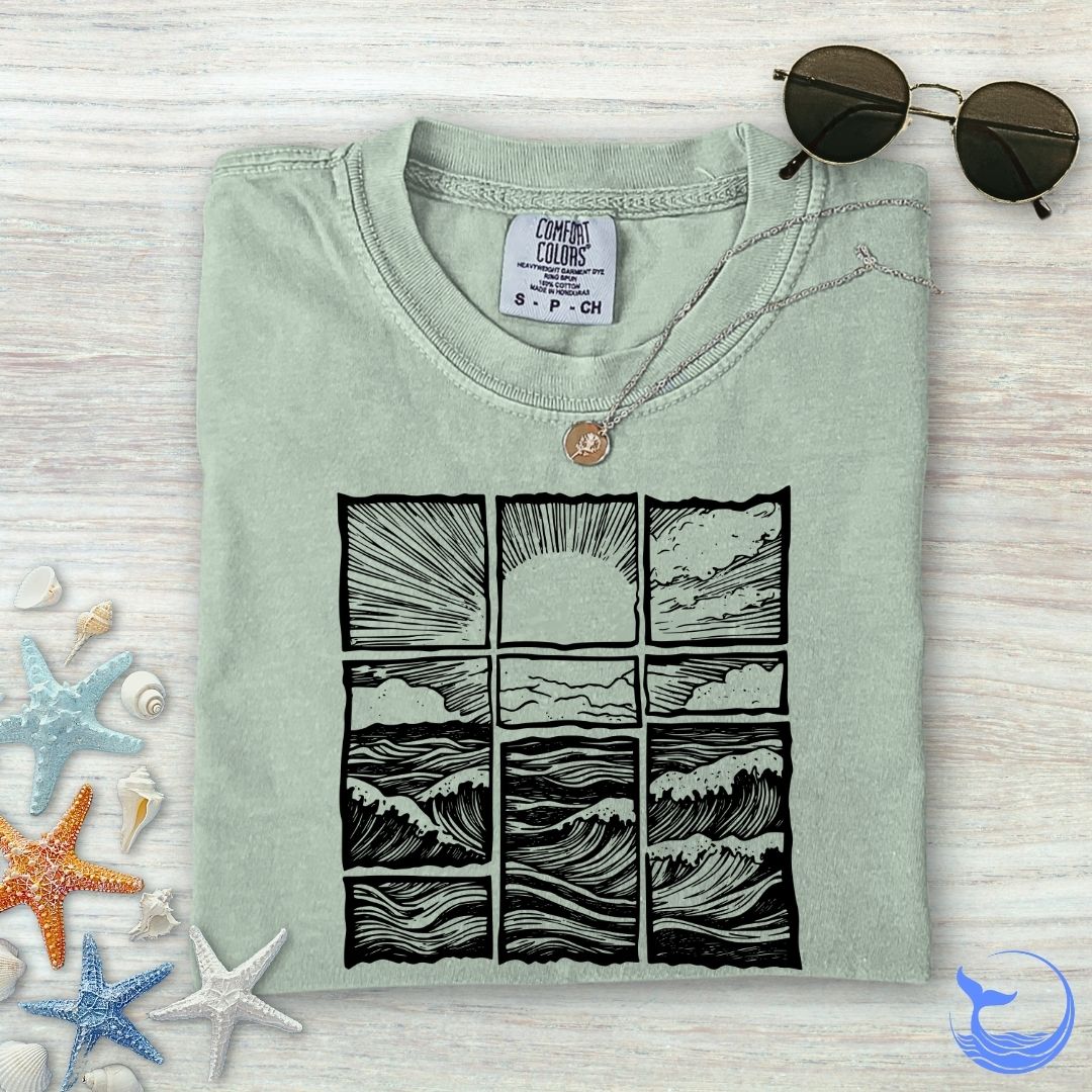 Ocean Sunrise Comfort Colors T-Shirt