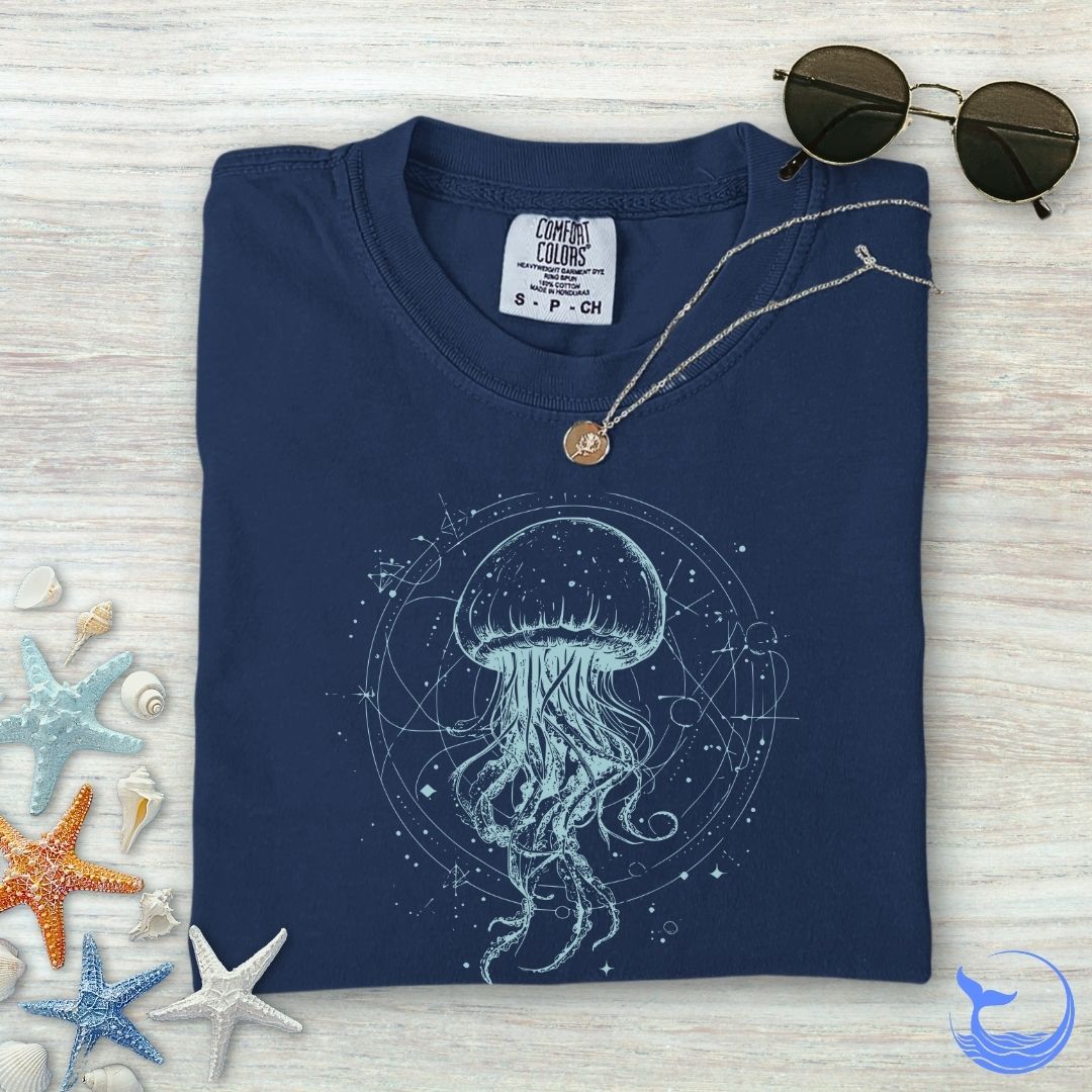 Cosmic Jellysfish Comfort Colors T-Shirt